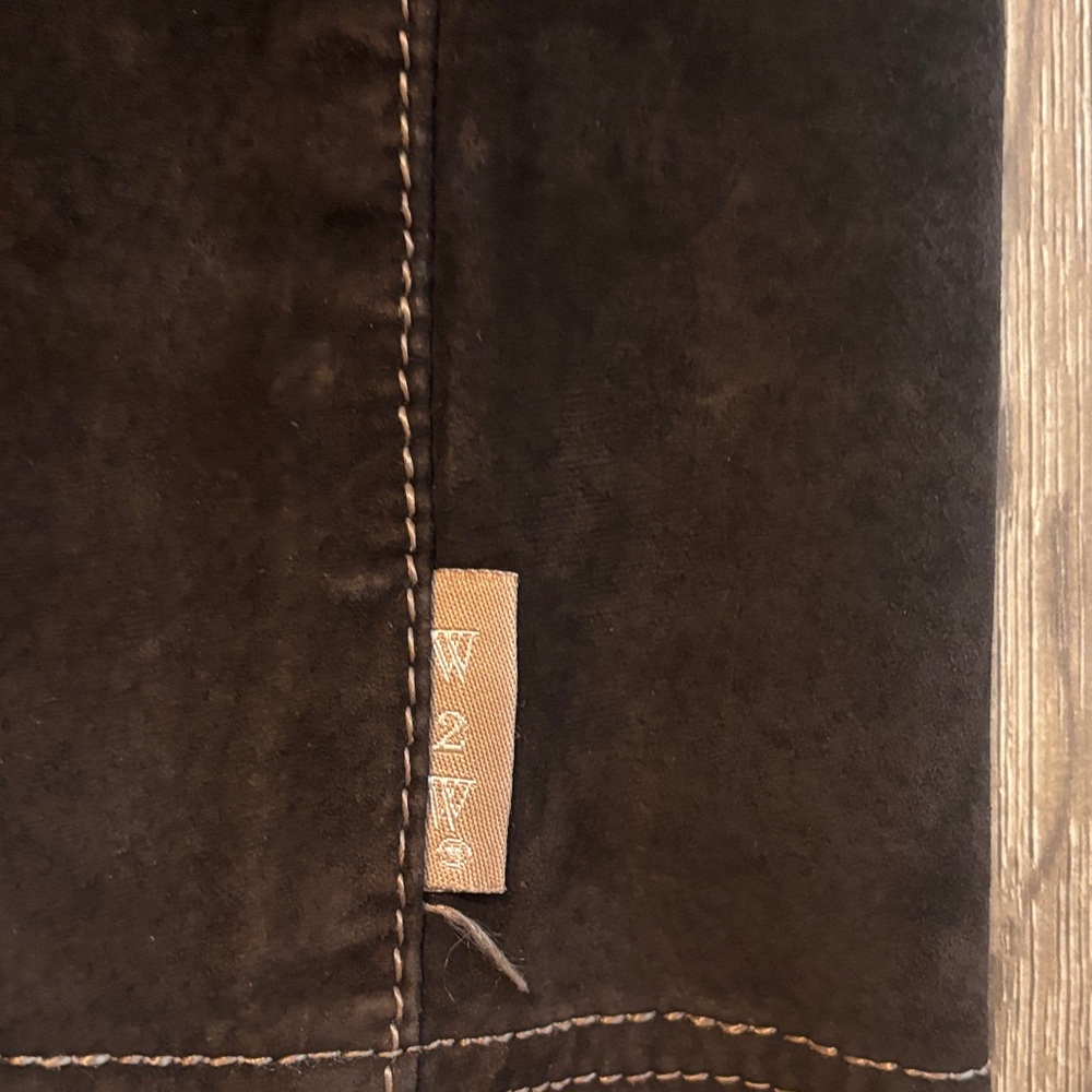 Vintage Skotts Suede Leather Vest – Western Cowboy Style (New) - Picture 9 of 11